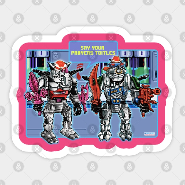 Robotic bad boys Sticker by Ale_jediknigth